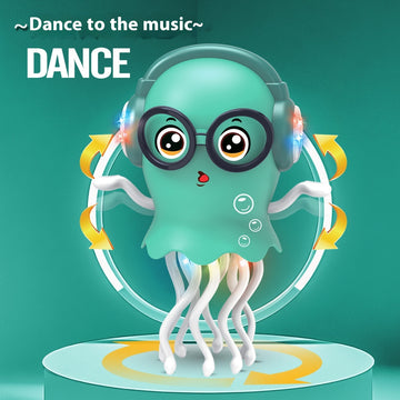 Magic Dancing Octopus Toy for Kids – Electric Induction Crawling Octopus with Lights & Music | Interactive Baby & Toddler Toy Gift