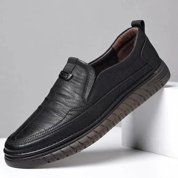 MENS BLACK SEMI FORMAL SLIPON SHOES